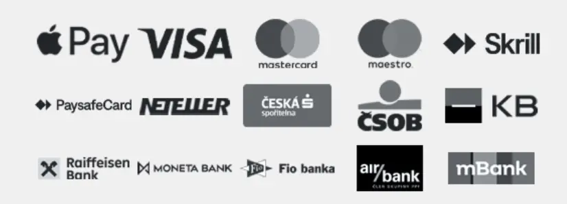 Dostupné platební metody a banky pro vklady a výběry v Apollo Games Platební metody v Apollo Games