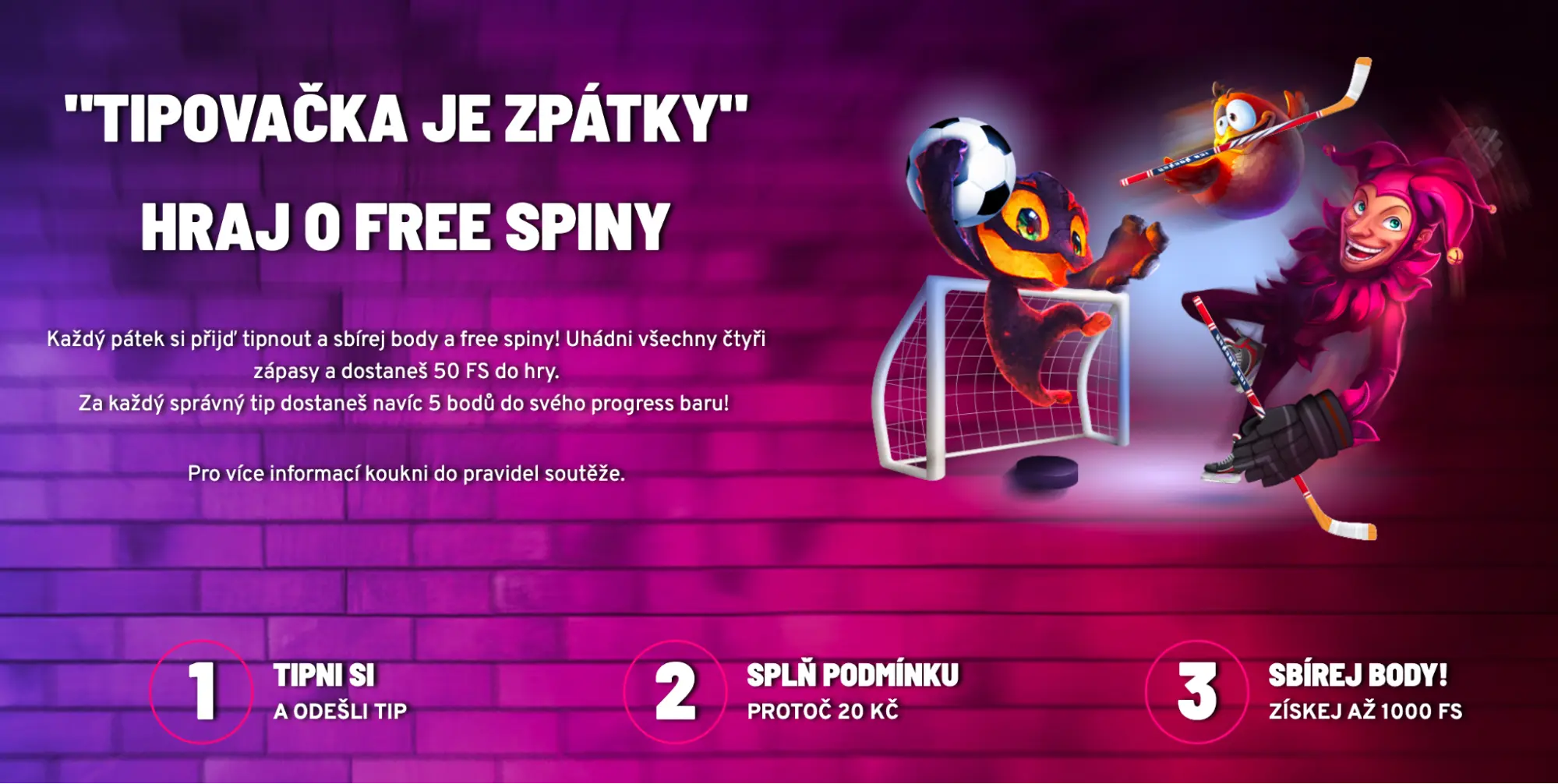 Získejte free spiny a body v soutěži Tipovačka v Apollo Games Tipovačka je zpátky – hraj o free spiny v Apollo Games